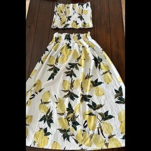 Amazon Lemon Two Piece Set